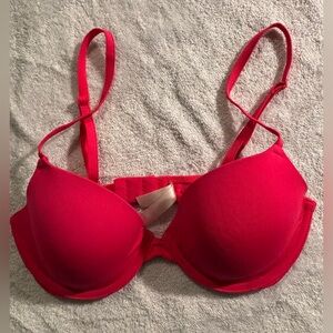 Victoria’s Secret Pink 34C wear everywhere red Demi bra